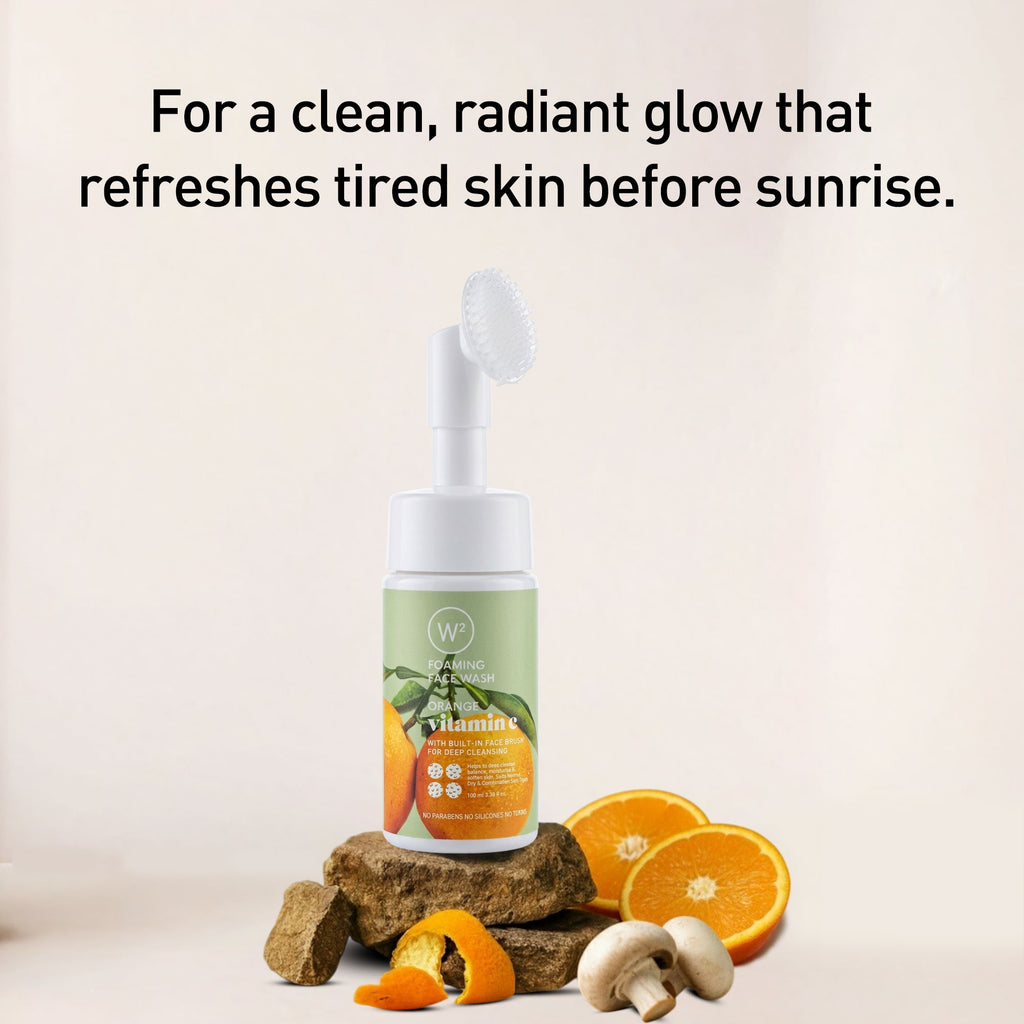 Orange Foaming Face wash