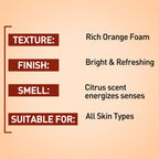 Orange Foaming Face wash