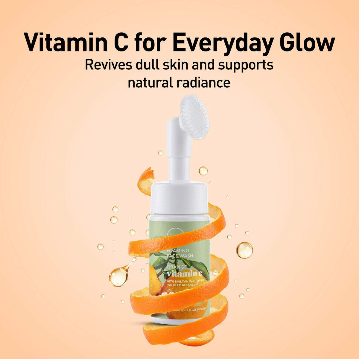 Orange Foaming Face wash