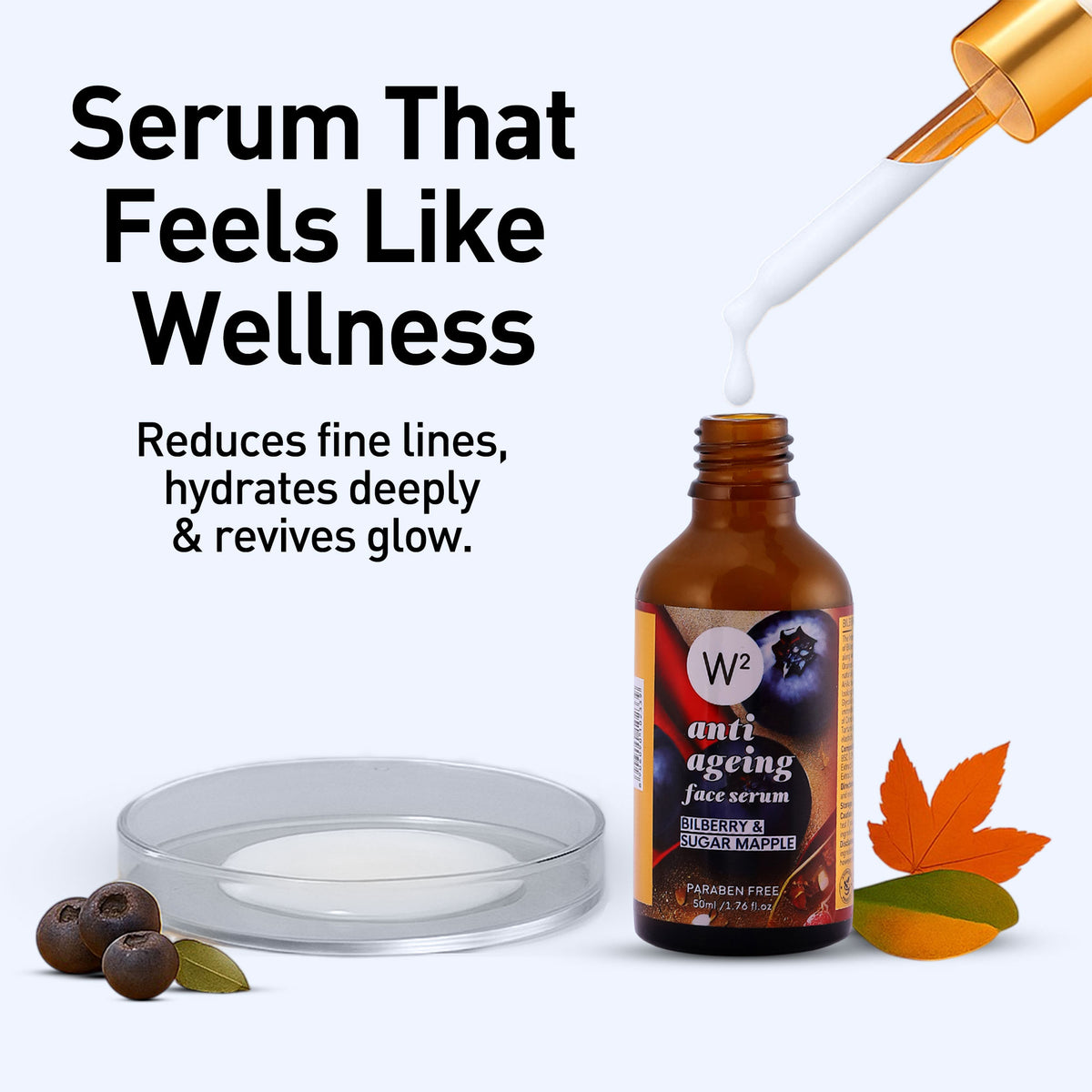 Anti Ageing & Anti Wrinkle Serum (Bilberry & Sugar Mapple)