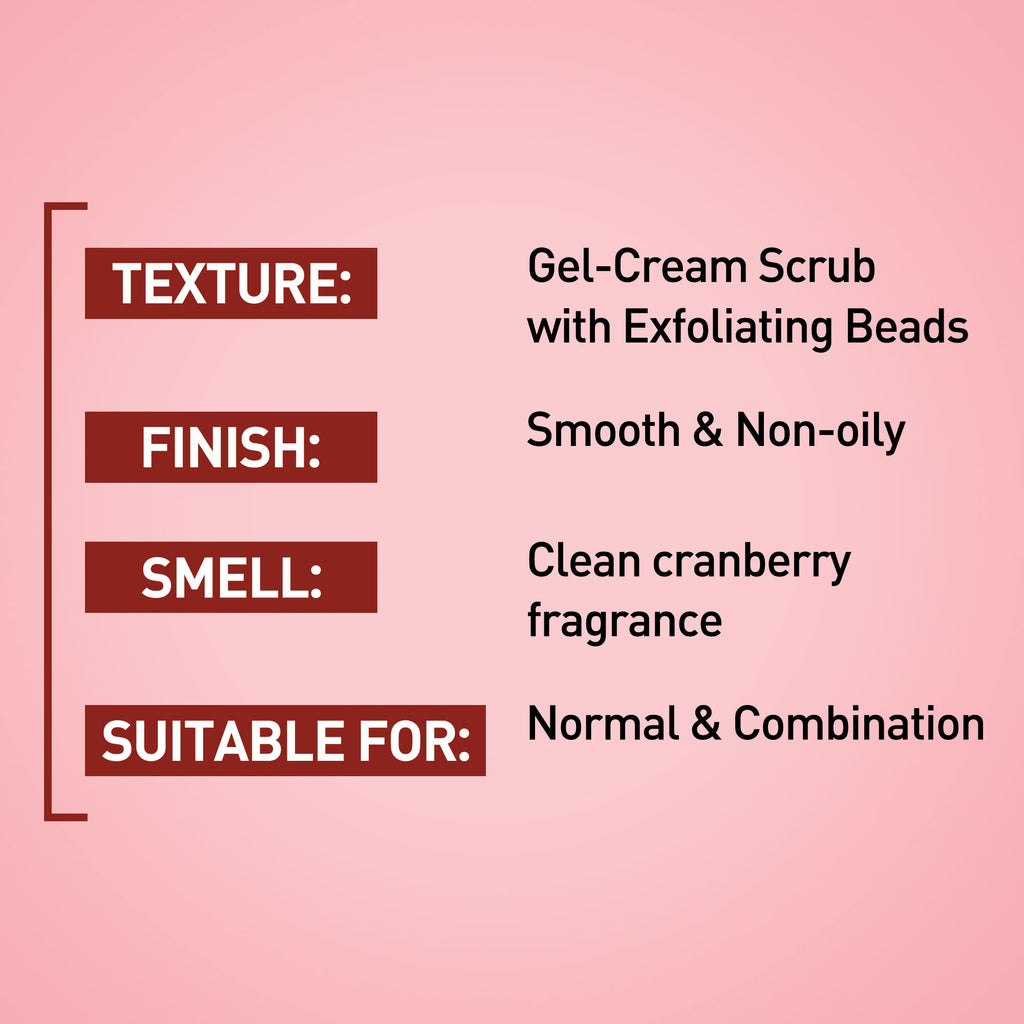 Cranberry Face Scrub