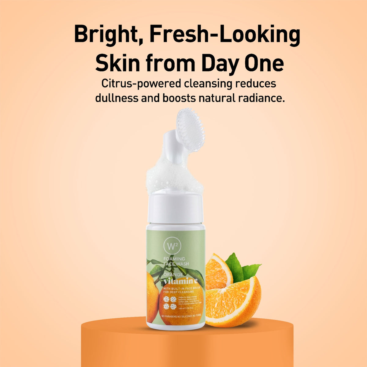 Orange Foaming Face wash