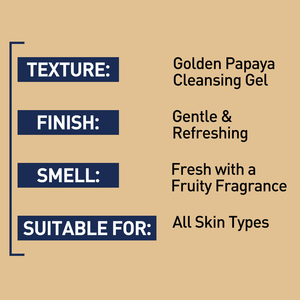 Papaya and Grape Seed Face Wash